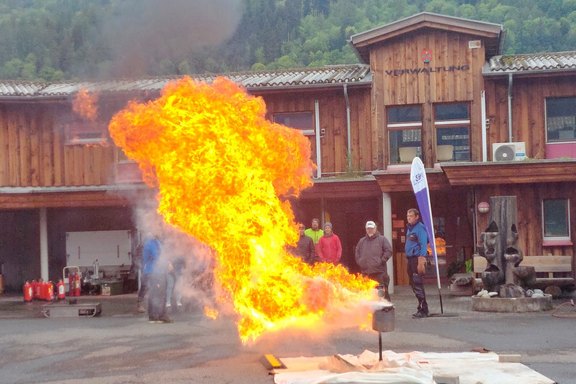 Brandschutzkurs bei der Ortsgemeinde  