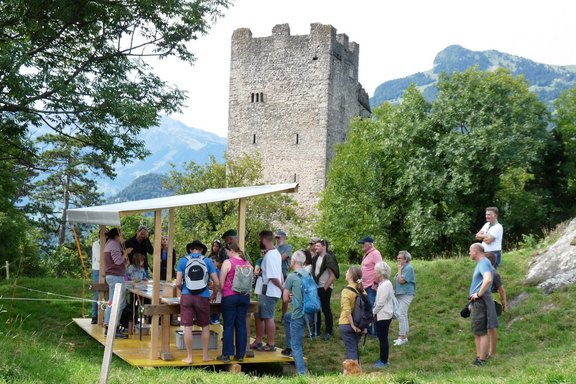 800 Jahre Burg Wartau Archäologie  