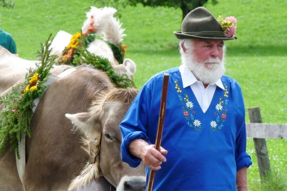 Alpabfahrt 2025 Ortsgemeinde Wartau  