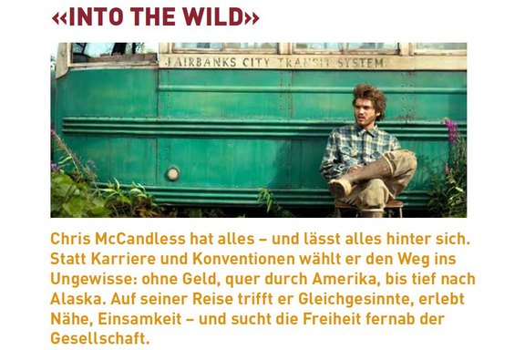 Kinoerlebnis in der Cholau  